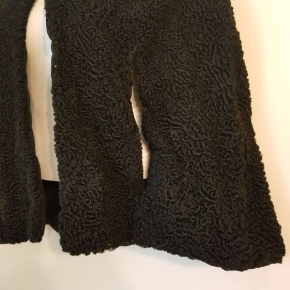Furs by Truesdell Berlin Wisconsin Black Cape Vintage Formal S M L Persian Lamb - Picture 8 of 8